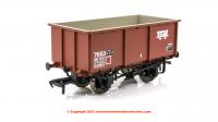 33-088A Bachmann 5 Plank China Clay Wagon number 92631 in GWR Grey with Tarpaulin Cover - Weathered